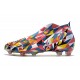 adidas Predator Edge + FG Scarpa Nuovo Geometric Blu Acceso Team Giallo Rosso Solare