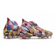 adidas Predator Edge + FG Scarpa Nuovo Geometric Blu Acceso Team Giallo Rosso Solare