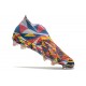 adidas Predator Edge + FG Scarpa Nuovo Geometric Blu Acceso Team Giallo Rosso Solare