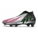 adidas Predator Edge + FG Scarpa Nuovo Argento Nero Rosa