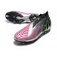 adidas Predator Edge + FG Scarpa Nuovo Argento Nero Rosa