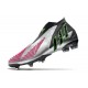 adidas Predator Edge + FG Scarpa Nuovo Argento Nero Rosa