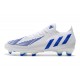 adidas Predator Edge + FG Scarpa Nuovo Bianco Hi Res Blu Bianco