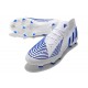 adidas Predator Edge + FG Scarpa Nuovo Bianco Hi Res Blu Bianco