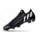 adidas Predator Edge.1 Low FG Uomo Nero Core Bianco Rosso Vivido