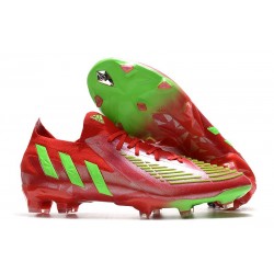 adidas Predator Edge.1 Low FG Uomo Rosso Verde