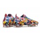 adidas Predator Edge.1 Low FG Uomo Geometric Blu Acceso Team Giallo Rosso Solare