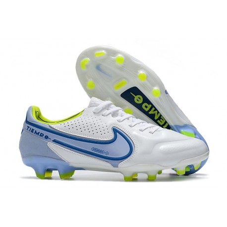Nike Tiempo Legend 9 Elite FG Bianco Blu