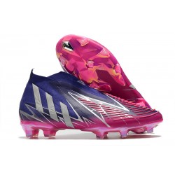adidas Predator Edge + FG Team Collegiate Viola Argento Metallico Team Rosa Shock