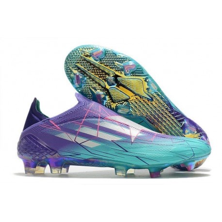 adidas X Speedflow + Fg Viola Rush Argento Metallico Menta Rush