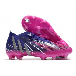 Scarpe adidas Predator Edge.1 FG Team Collegiate Viola Argento Metallico Team Rosa Shock