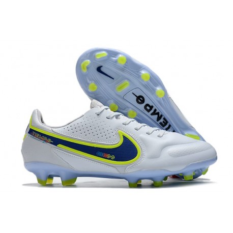 Nike Tiempo Legend 9 Elite FG Bianco Blu