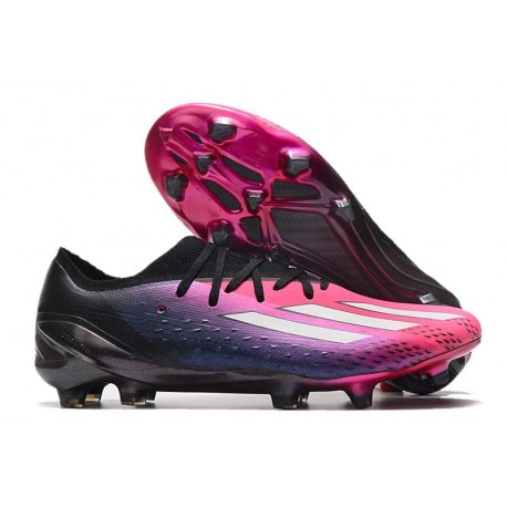 adidas X Speedportal.1 FG Uomo Rosa Nero Bianco