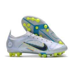 Scarpe da calcio Nike Mercurial Vapor 14 Elite AG Grigio Calcio Blu Nerastro