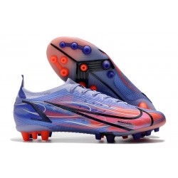 Scarpe da calcio Nike Mercurial Vapor 14 Elite AG Mbappe Thistle Chiaro Argento Metallico