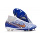 Nike Zoom Mercurial Superfly 9 Elite Fg Bianco Blu Oro