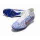 Nike Zoom Mercurial Superfly 9 Elite Fg Bianco Blu Oro
