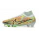 Nike Zoom Mercurial Superfly 9 Elite Fg Verde Blu Arancione