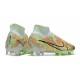 Nike Zoom Mercurial Superfly 9 Elite Fg Verde Blu Arancione