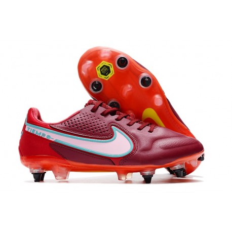 Nike Tiempo Legend 9 Elite SG-Pro AC Team Rosso Bianco Ibisco Mistico