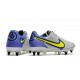 Scarpe Nike Tiempo Legend 9 Elite SG-Pro AC Grigio Nebbia Volt Zaffiro