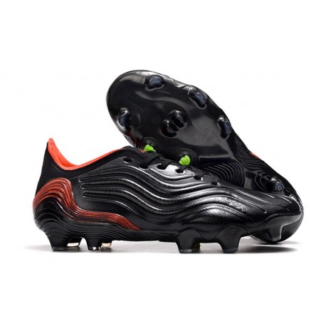 adidas Copa Sense.1 FG Scarpe Nero Core Rosso Solare Team Verde Solare