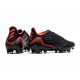 adidas Copa Sense.1 FG Scarpe Nero Core Rosso Solare Team Verde Solare