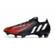 adidas Predator Edge.1 Low FG Uomo Nero Bianco Rosso