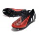 adidas Predator Edge.1 Low FG Uomo Nero Bianco Rosso