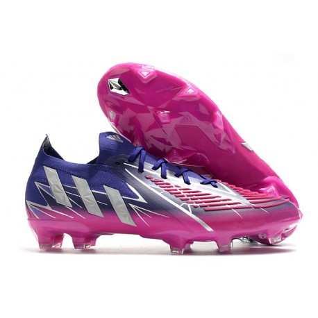 adidas Predator Edge.1 Low FG Uomo Team Collegiate Viola Argento