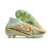 Nike Air Zoom Mercurial Superfly 9 Elite AG Verde Orzo Blu Nerastro Arancione Total