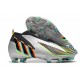 adidas Predator Edge + FG Scarpa Nuovo Argento Nero Giallo