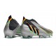 adidas Predator Edge + FG Scarpa Nuovo Argento Nero Giallo