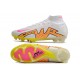 Nike Zoom Mercurial Superfly 9 Elite Fg Bianco Giallo Rosa