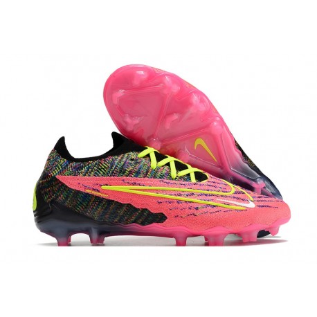 Scarpe da Calcio Nike Phantom GX Elite FG Rosa Nero Giallo