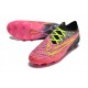 Scarpe da Calcio Nike Phantom GX Elite FG Rosa Nero Giallo