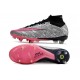 Nike Air Zoom Mercurial Superfly 9 Elite SG Argento Metallico Rosa Hyper Nero