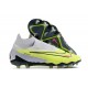 Scarpe Nike Phantom GX Elite DF FG Verde Grigio