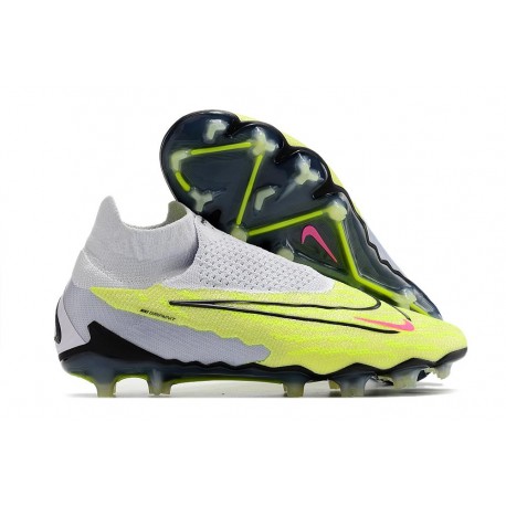 Scarpe Nike Phantom GX Elite DF FG Verde Grigio