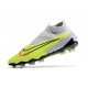 Scarpe Nike Phantom GX Elite DF FG Verde Grigio