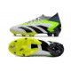 adidas Predator Accuracy .1 FG Scarpa Bianco Nero Core Limone Lucido