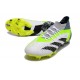 adidas Predator Accuracy .1 FG Scarpa Bianco Nero Core Limone Lucido