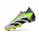 adidas Predator Accuracy .1 FG Scarpa Bianco Nero Core Limone Lucido