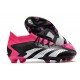 adidas Predator Accuracy .1 FG Scarpa Nero Core Bianco Rosa Shock Team
