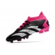 adidas Predator Accuracy .1 FG Scarpa Nero Core Bianco Rosa Shock Team