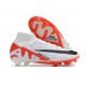 Nike Zoom Mercurial Superfly 9 Elite Fg Bianco Cremisi Vivace Nero
