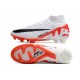 Nike Zoom Mercurial Superfly 9 Elite Fg Bianco Cremisi Vivace Nero