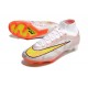Nike Zoom Mercurial Superfly 9 Elite Fg Bianco Oro
