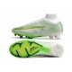 Nike Zoom Mercurial Superfly 9 Elite Fg Bianco Verde