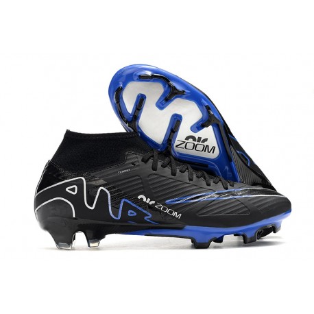 Nike Air Zoom Mercurial Superfly IX Elite Fg Nero Cromo Hyper Royal